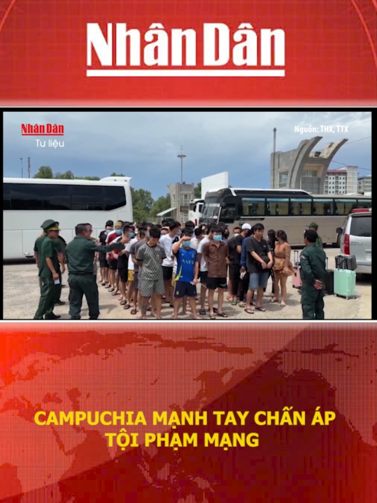 Campuchia tuyên bố bắt hơn 3.400 nghi phạm lừa đảo trực tuyến