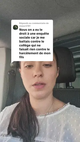 Réponse à @stejac5781 #mumsoftiktok #parentalité #harcelementstop #ecole #enfant 