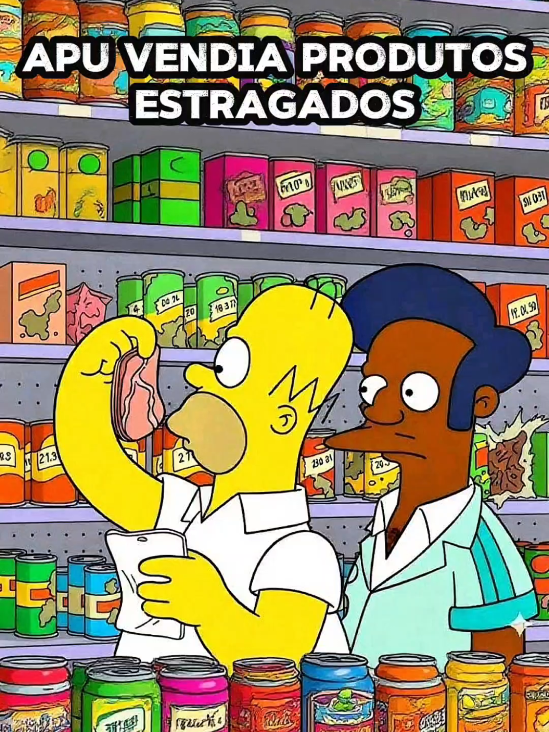 Homer comeu comida vencida #desenho #cartoon #criança #simpsons 