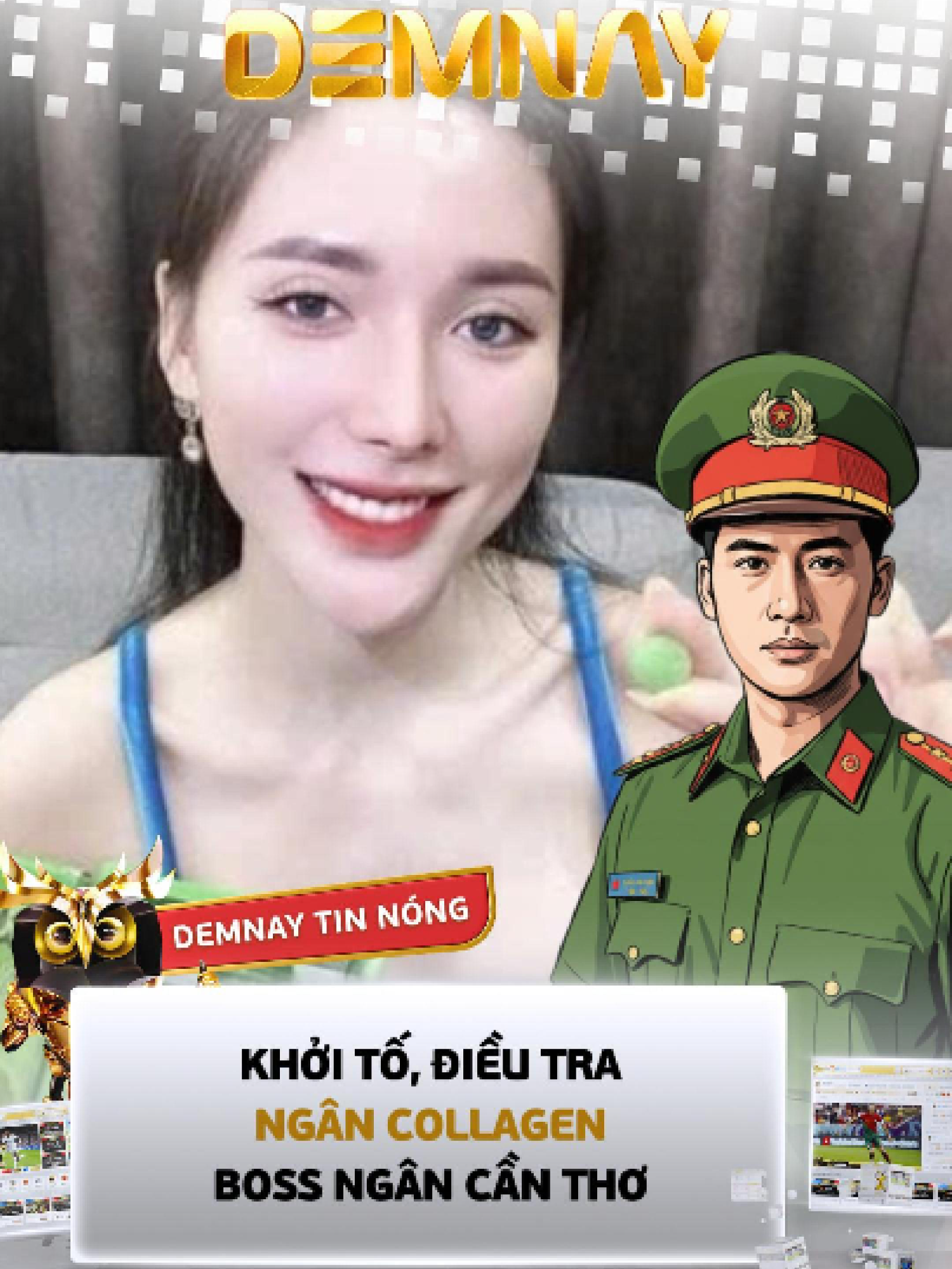 CHÍNH THỨC: Ngân Collagen bị bắt! #tintuc #tinnong #xuhuong #demnay #foryoupage