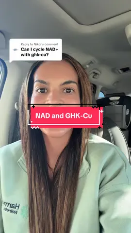 Replying to @Nikol NAD and GHK-Cu together @Harmony Wellness Clinic #nurse #Fitness #health #healing #glp1 