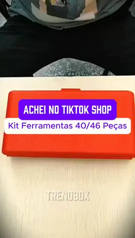 Kit de Ferramentas 40/46 Peças #tiktokshop #achadinhos #ferramentas #organização #DIY 
