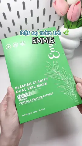 Mặt nạ tràm trà dành cho da mụn #emmie#emmiebyhappyskin#matnaemmie#matnatramtra#matnaemmiebyhappskin