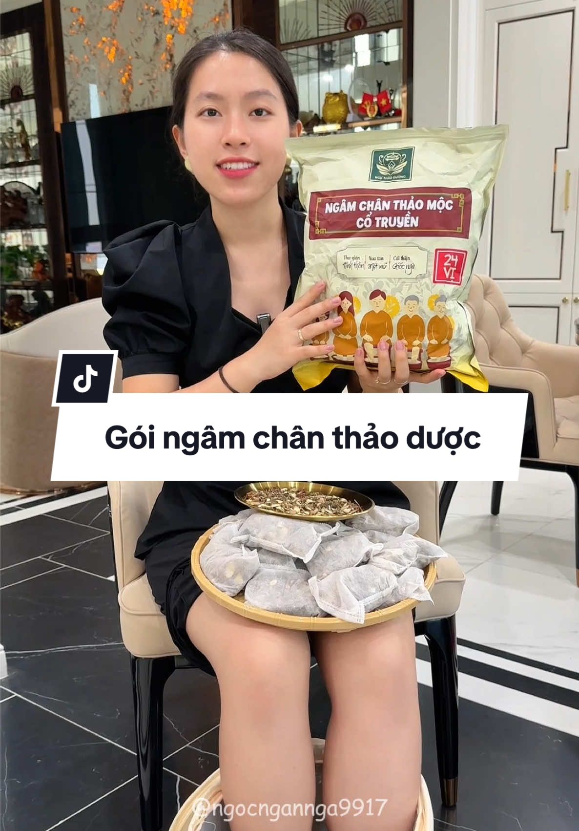 Gói ngâm chân thảo dược 21 vị #goingamchan #goingamchanthaoduoc #ngocngannga 