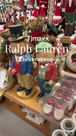 @TJ Maxx Ralph Lauren Christmas inspiration. They have such cute things. Gonna have to run back for the wrapping paper. #ralphlauren #christmas #holidaydecor #tjmaxxfinds 