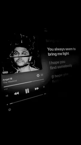 angel 🩶 #xo #theweeknd #fyp #viral #lyric 
