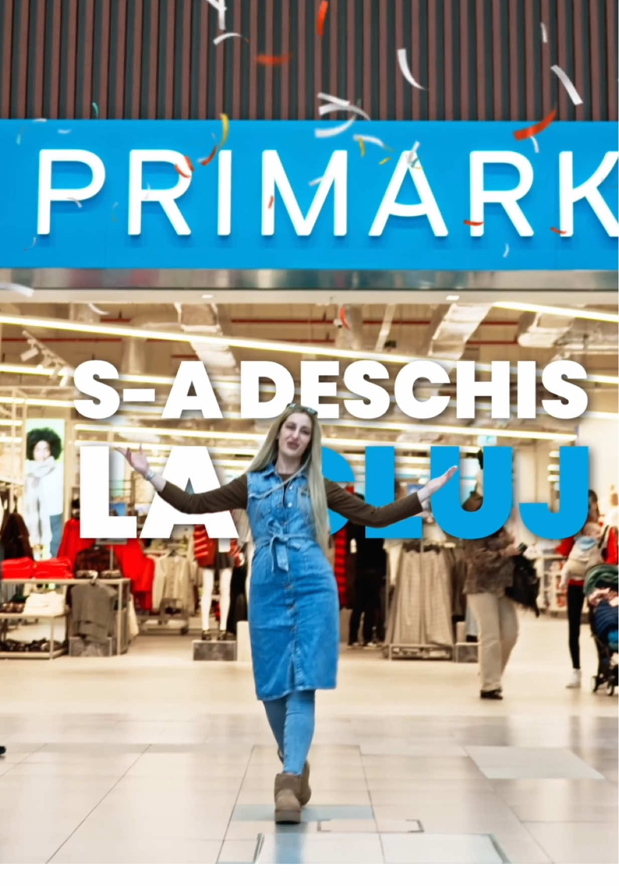 @primark s-a deschis la @vivoclujnapoca 🎉🥳  …iar noi abia am așteptat! 😍  Primark ne așteaptă cu o mulțime de lucruri pentru fiecare buget, de la articole de îmbrăcăminte, beauty, accesorii, încălțăminte și chiar și home deco.  Tu ai fost deja să vezi ce găsești la Primark? Sigur nu mergi cu mâna goală de acolo. 🤭🥹  #vivoclujnapoca #primark #clujnapoca #clujlife #clujpeople 