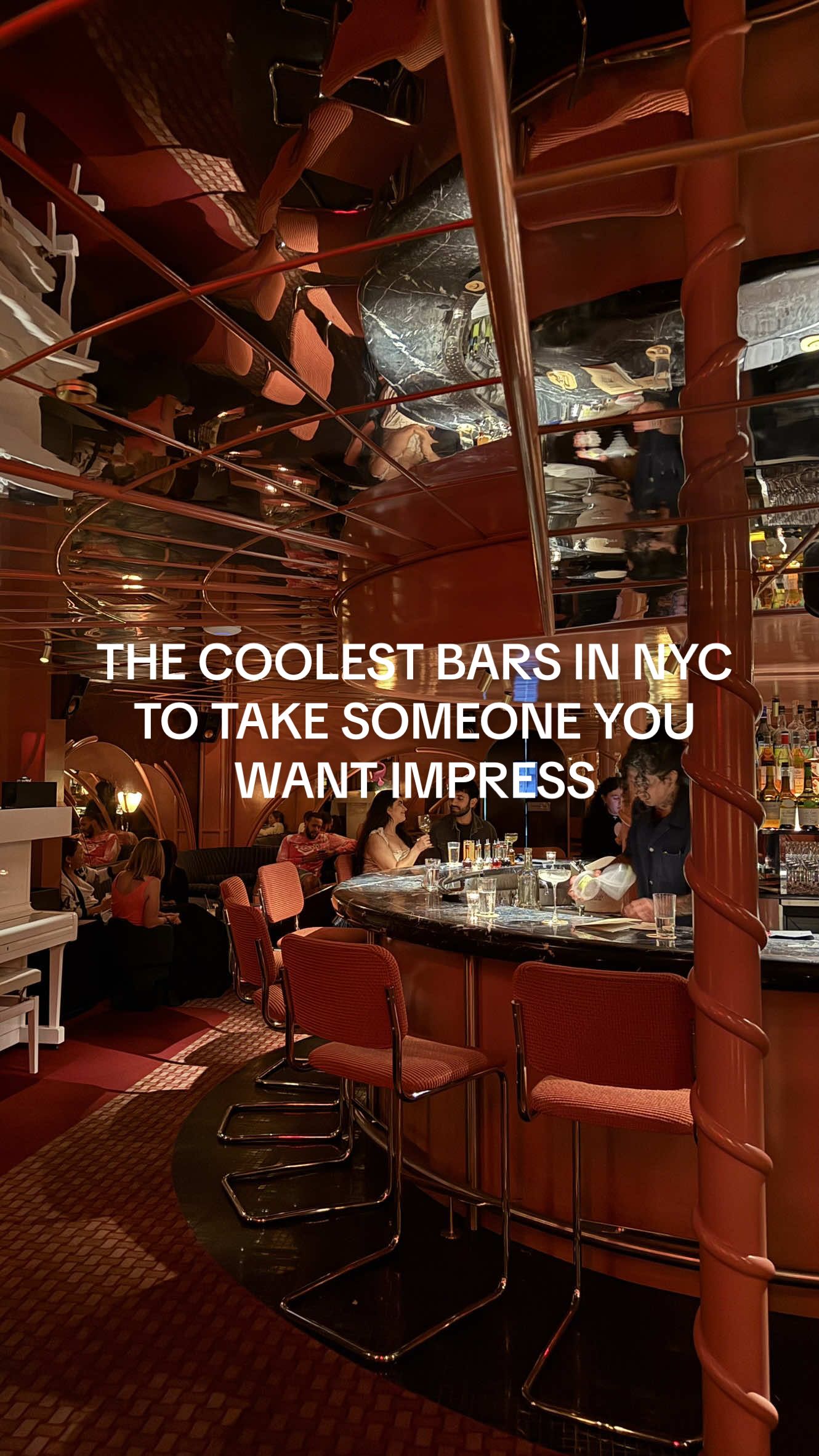 If im paying more than $15 for a drink the vibes better be off the charts who’s with me  #nycbars #nycrecs #nyccontentcreator #nycnightout #nyccocktailbar 