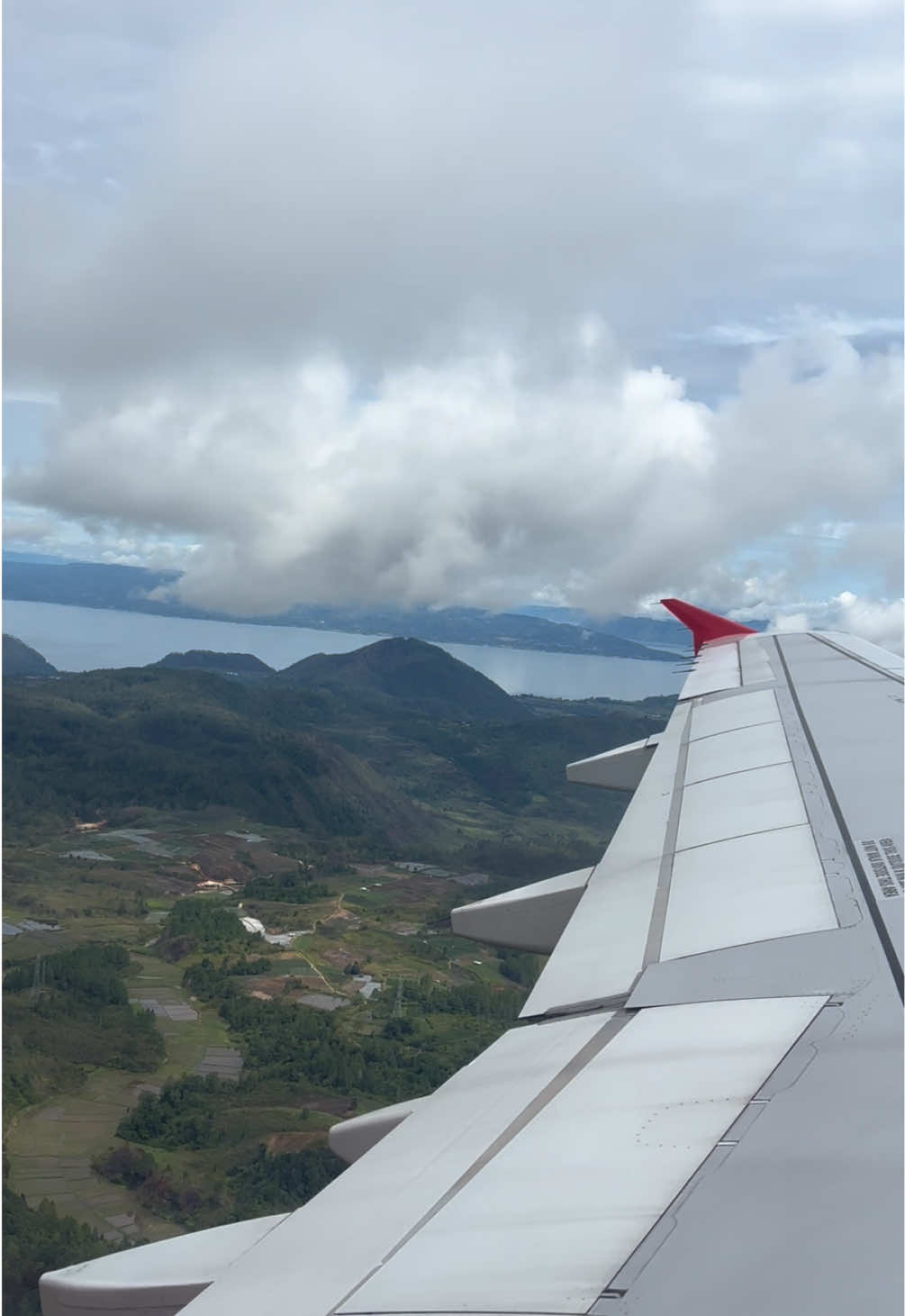 Pemandangan take off dari bandara silangit😍🫶🏻