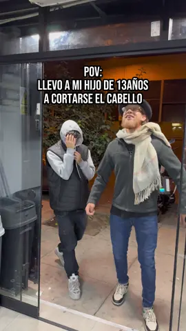 Tu hijo de 13 años en la barbería .!!  . @Sona Style @Ricardo @Unpapijuancho  . #comedia #parati #barberia 
