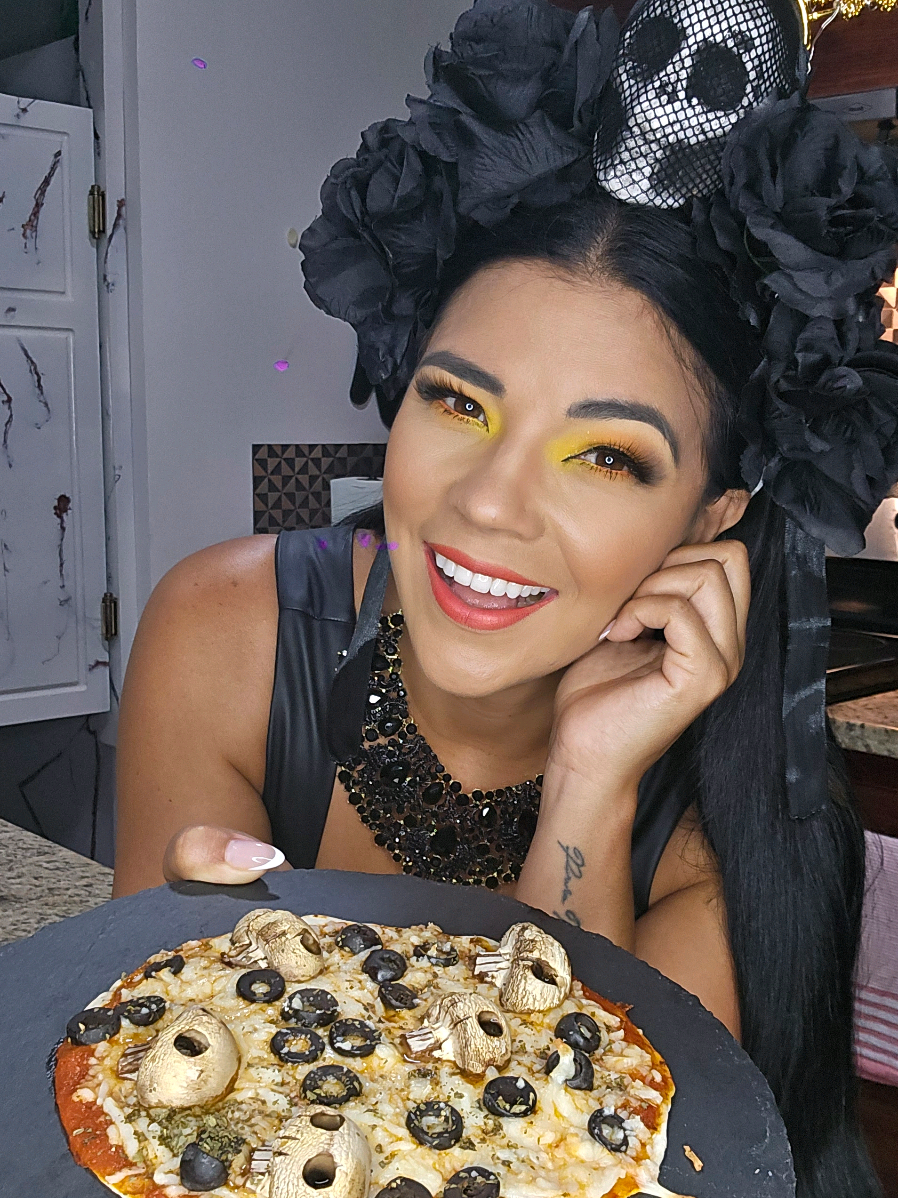 Te enseño hacer la pizza 🍕 💀 de Catrinas más viral de las redes en cuestión de 15 min  gracias a @ostercostarica 