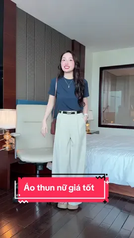 Áo thun nữ mix phối đồ siêu đẹp luôn các bà ơi #changne1999 #aothun #aothunu #aothunchatluong 