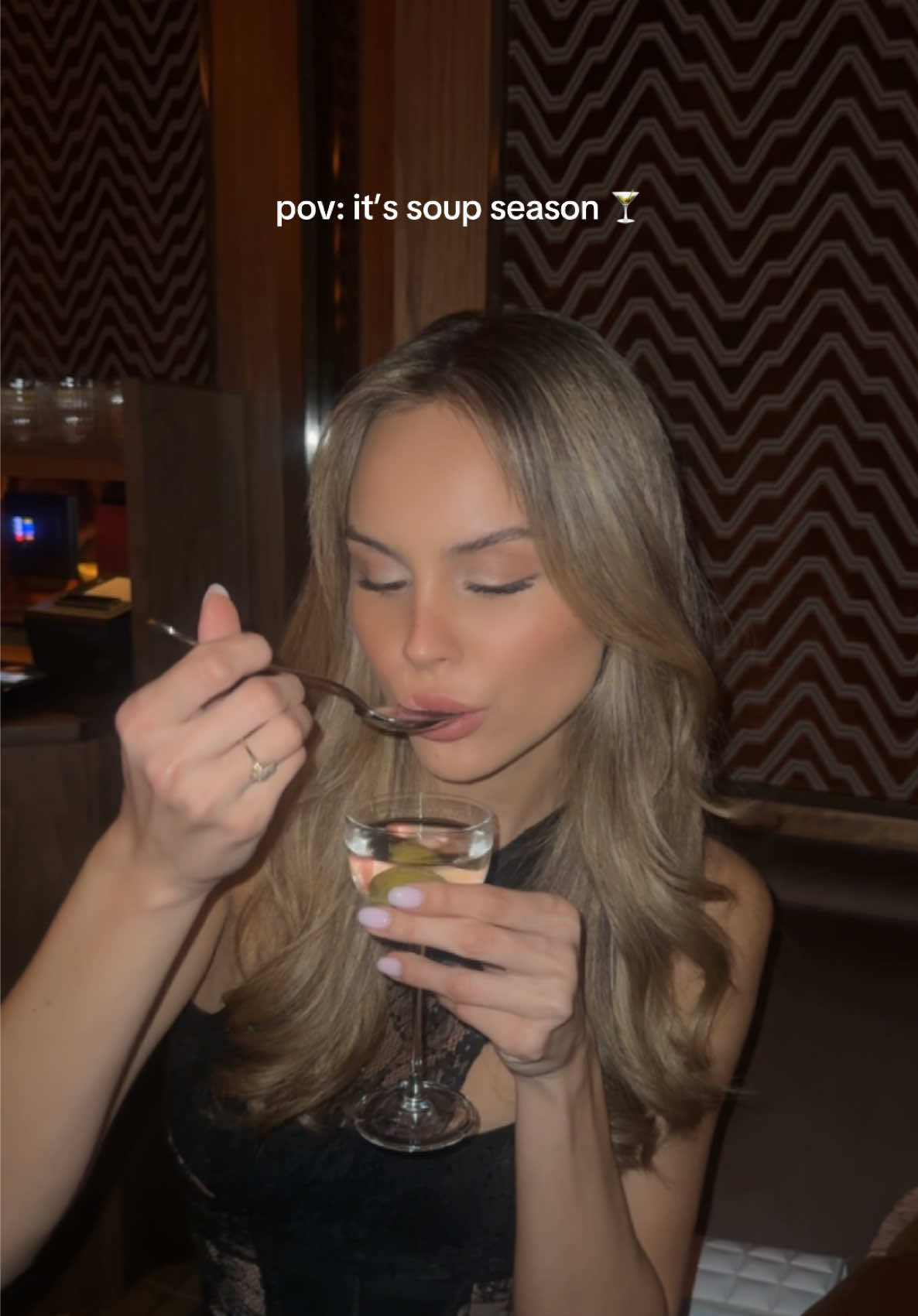 soup du jour: dirty martini 🫒🍸 #fyp #soupseason 