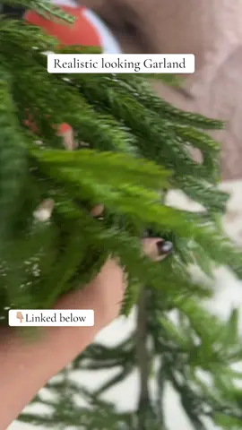 Realistic, looking garland, perfect for Christmas and the holidays great piece of decor #decoration #garland #holidaydecor #christmasdecor #garlanddecorations 