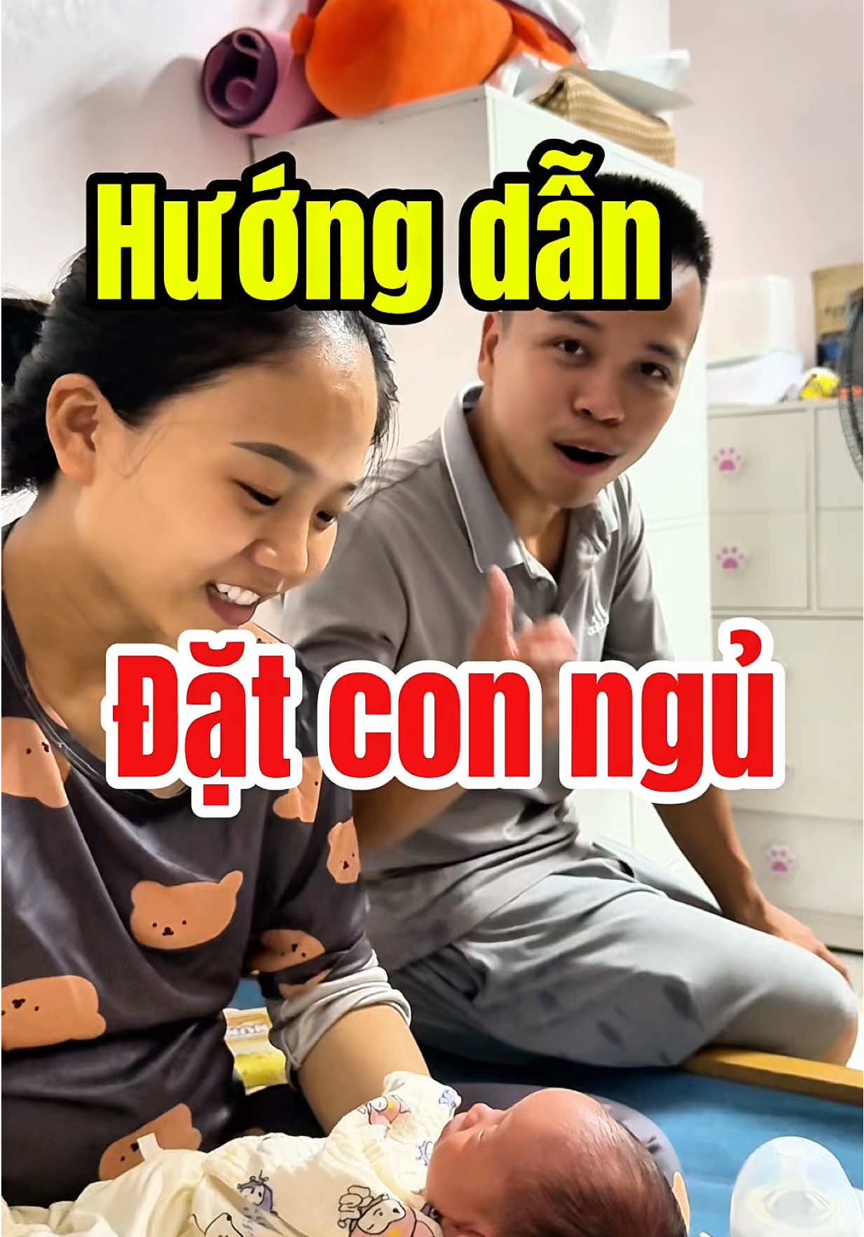Hướng dẫn đặt con ngủ #bausongthai #mebausongthai #viralvideo #songthai 