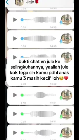 Bukti chat jule #jule #juleselingkuh #aadaehoon #beritaviral #fyp 