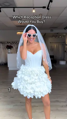 ✨ Reception-ready & ready to dance! 🥂💃🤍 #receptiondress #weddingreception #receptionlook #weddingtok 