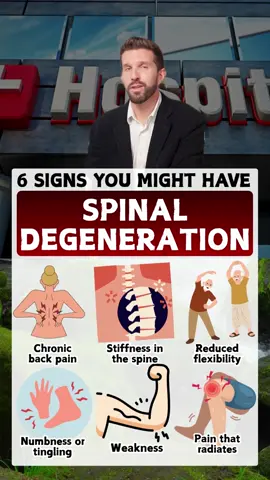 6 signs you might have spinal degeneration #spinal #jointpain #degeneration #healthtip #usa 