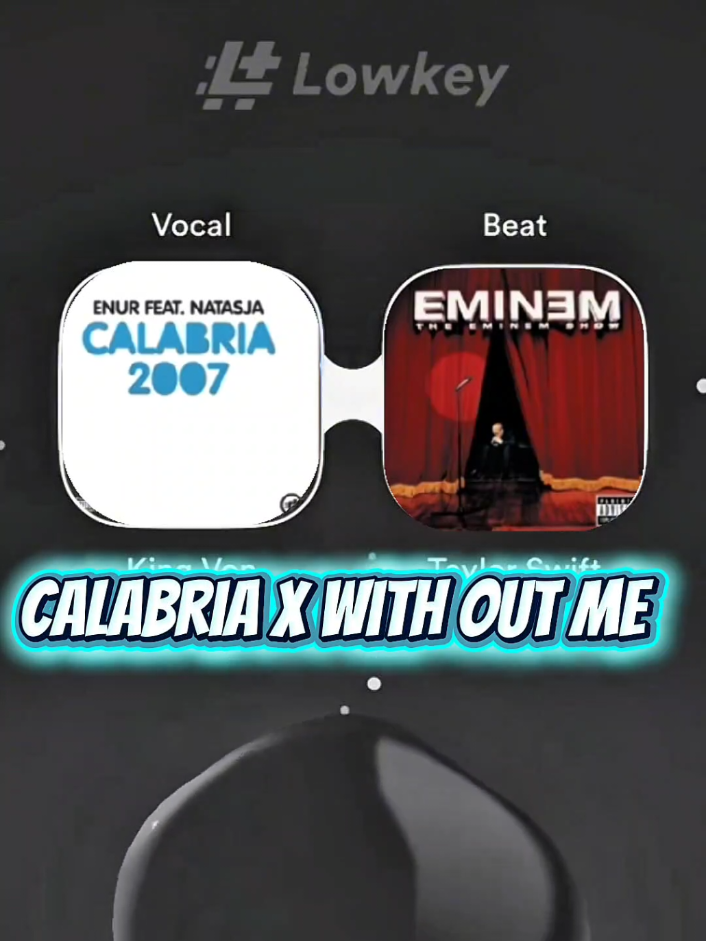 Lowkeyremix.com — create the best mashups today! #fyp #viral #tipografia #calabria #withoutme 