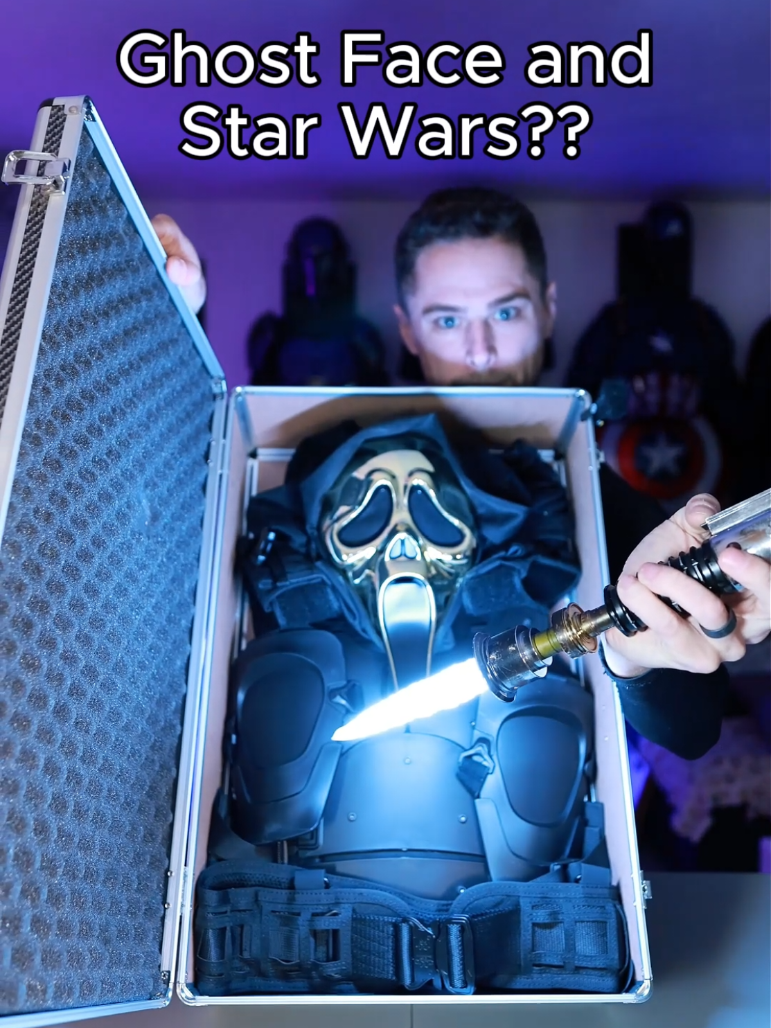 Ghost Face Meets Star Wars! Yes. It is possible. #ghostface #starwars #halloween #cosplay #unboxing 