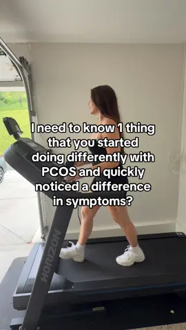 What’s one thing that helped your PCOS symptoms right away? 🤨 it could be anything that helped with cravings, insulin resistance, weight loss, hair loss etc! #pcos #pcosweightloss #pcosawareness #pcoslife #pcossupport 
