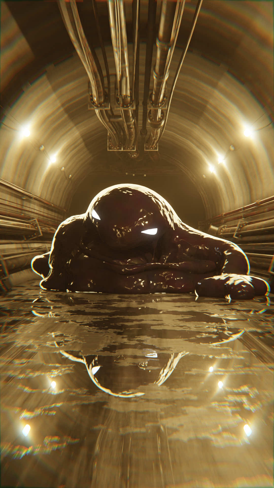 How scary would it be to actually catch a Muk? 😳 #pokemon #pokemonart #3danimation 