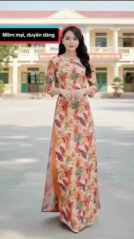 Áo dài hoa nhí sang trọng, lạ mắt và tươi trẻ #hoale4nua #aodai #aodaivietnam #aodaitruyenthong #aodaithietke 