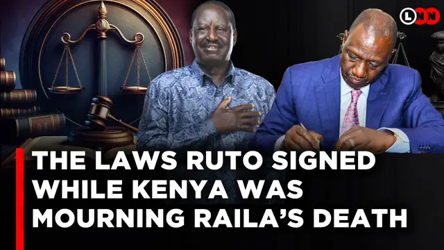 While the nation was mourning Raila Odinga, President William Ruto quietly signed eight major bills into law — each carrying serious implications for Kenyans. Here’s what they mean and the risks we face 👇🏾 1️⃣ National Land Commission (Amendment) Act, 2023 What it does: Alters the powers of the National Land Commission, shifting more control to the Lands Ministry. Risk: Weakens the independence of NLC, paving the way for political interference, land grabbing, and unfair compensation in public acquisitions. 2️⃣ Land (Amendment) Act, 2024 What it does: Revises land registration and use laws. Risk: Could introduce hidden levies on land ownership and expose ordinary Kenyans to loss of land through excessive fees or policy changes. 3️⃣ Wildlife Conservation and Management (Amendment) Act, 2023 What it does: Changes how wildlife areas and resources are managed. Risk: Local communities risk being sidelined, with possible exploitation of conservation lands for commercial gain. 4️⃣ Computer Misuse and Cybercrimes (Amendment) Act, 2024 What it does: Expands powers over online content and digital spaces. Risk: Opens the door to censorship, surveillance, and criminalizing online dissent or criticism of government. 5️⃣ National Police Service Commission (Amendment) Act, 2024 What it does: Alters police recruitment, discipline, and oversight structures. Risk: Weakens police independence and oversight, increasing chances of abuse of power and political policing. 6️⃣ Air Passenger Service Charge (Amendment) Act, 2025 What it does: Adjusts airport and flight levies. Risk: May raise the cost of air travel, hurting tourism, business, and ordinary Kenyans who rely on regional flights. 7️⃣ Virtual Asset Service Providers Act, 2025 What it does: Regulates cryptocurrency and digital assets. Risk: Heavy compliance rules could stifle innovation and expose users to over-regulation and government tracking of private transactions. 8️⃣ Privatisation Act, 2025 What it does: Sets new terms for selling state corporations and public assets. Risk: Heightened fear of corruption, secret sales, job losses, and loss of national control over key public institutions. ⚠️ The Bigger Picture These laws share a common thread — power centralization. They expand government control over land, speech, money, and institutions, while reducing public oversight. All passed when the nation’s eyes were elsewhere. #Kenya #Ruto #Governance #Accountability #Laws 