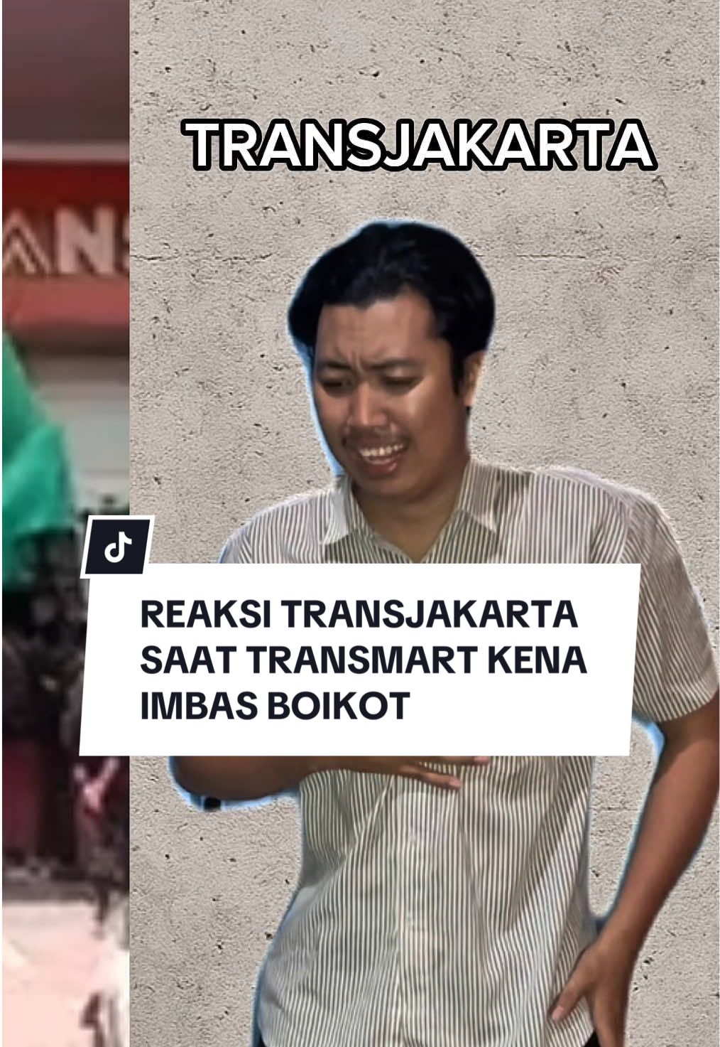 Reaksi TransJakarta ketika Transmart juga Di demo🗿 #komedi #meme #parody #kingsigit #boikottrans7  
