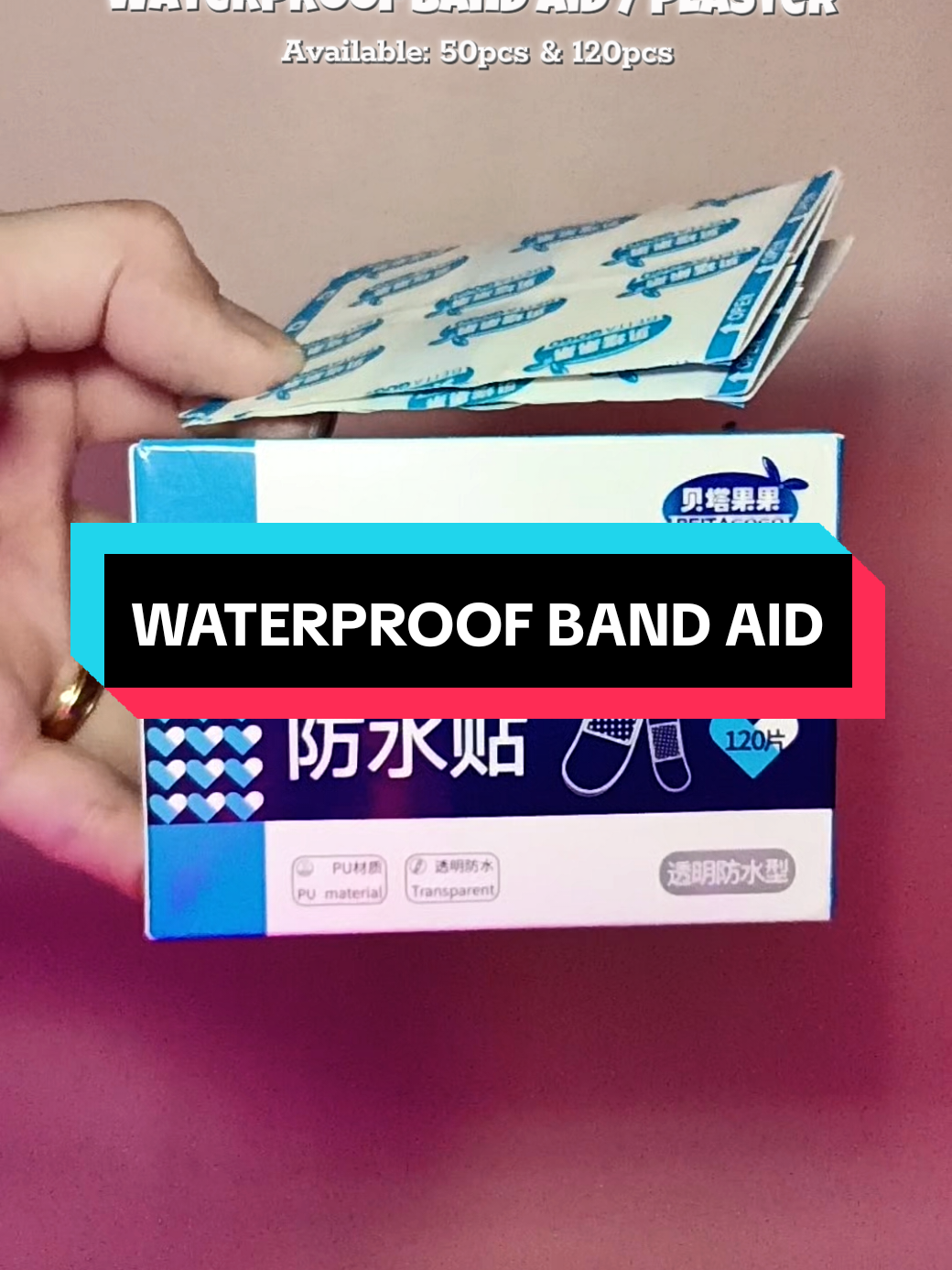 #waterproofbandaid #bandaid #waterproofplaster #waterproofpaste #firstaid 