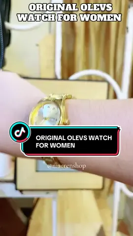 ORIGINAL OLEVS WATCH FOR WOMEN  #originalwatch #waterproofwatch #goldwatch #olevswatch #ladieswatch 