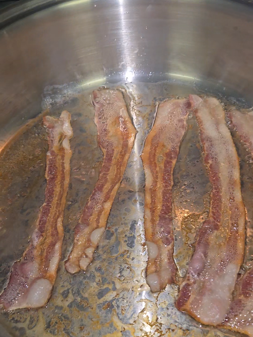 no flip waterfall bacon