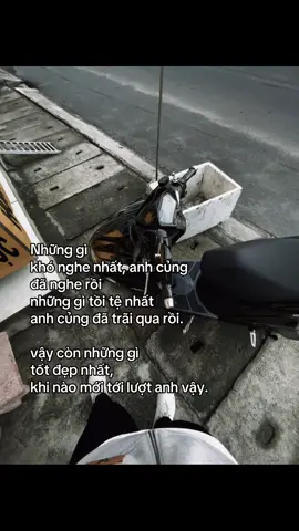 Khi nào mới tới lượt anh vậy..#vanloi #viral #caption #tamtrangcamxuc #xuhuong 