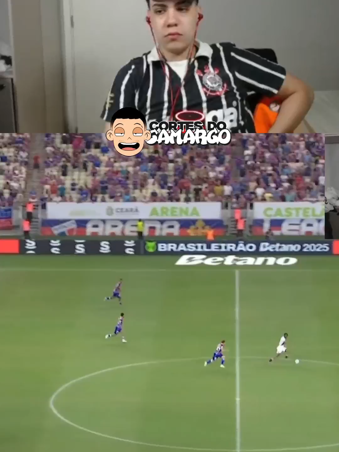 RAYAN É MUITO BOM!! REACT CAMARGO!! #cortesdocamargo #vasco #rayan #futebolbrasileiro #tiktokesportes