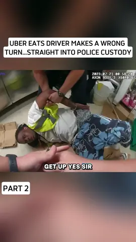 Uber Eats Driver Makes a Wrong Turn...Straight Into Police Custody #bodycam #cops #police #foryou #bodycamcops 