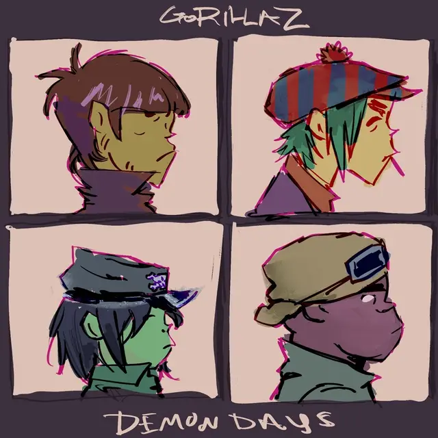 Sum gorillaz sketches .-. #gorillaz2d #gorillaznoodle #redraw #murdocniccals #russellhobbs 