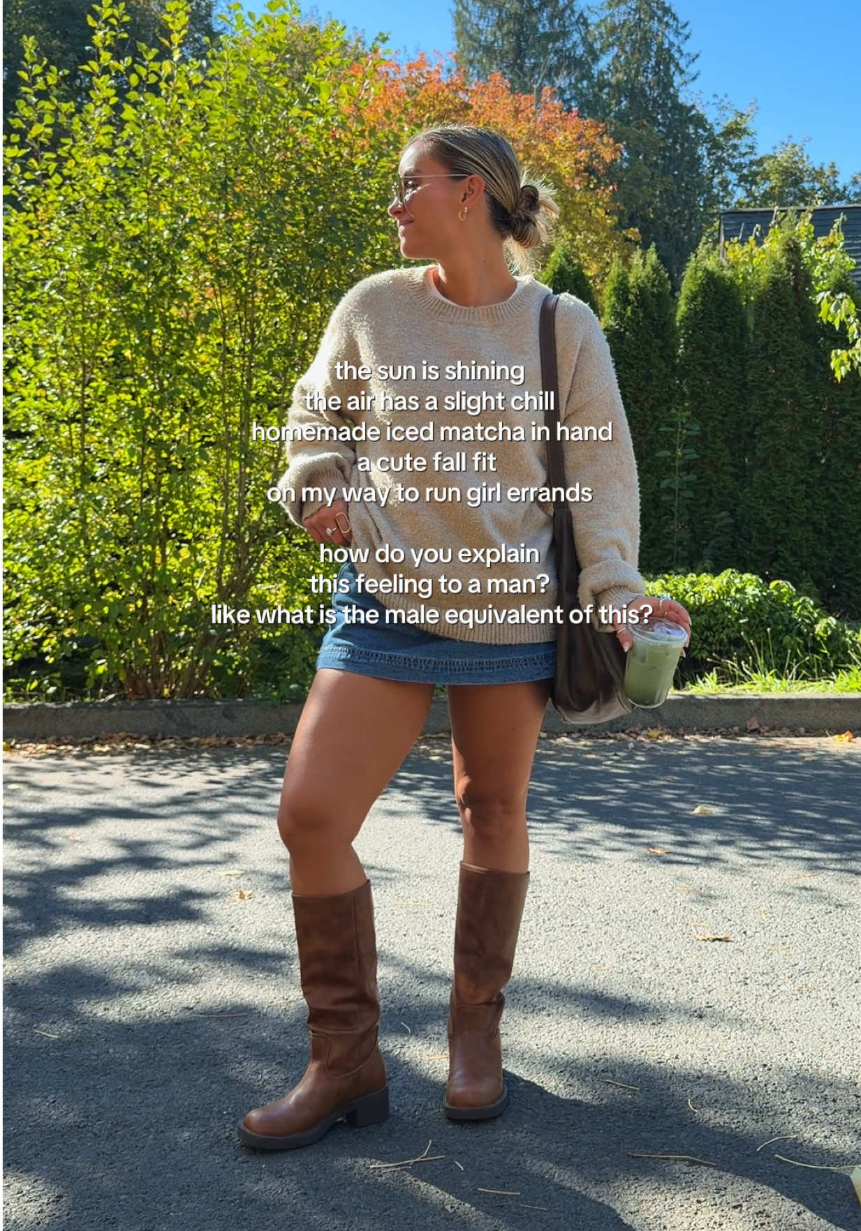 it’s a good day 🍂👢☀️ 