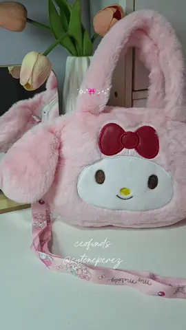 cuttieeee 🥰💓 #plushbag #sanriobag #bagforkids #handbag #mymelody 