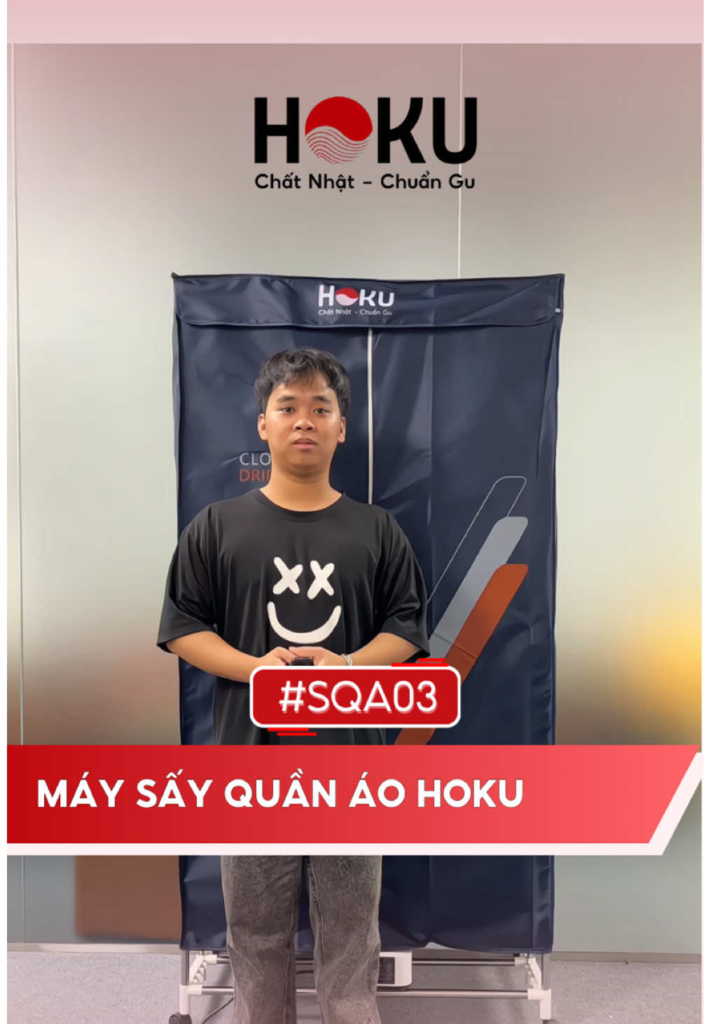 Máy sấy quần áo thế hệ mới chính hãng của nhà HOKU #HOKU #maysayquanao #tusayquanao #trending #sqa03 