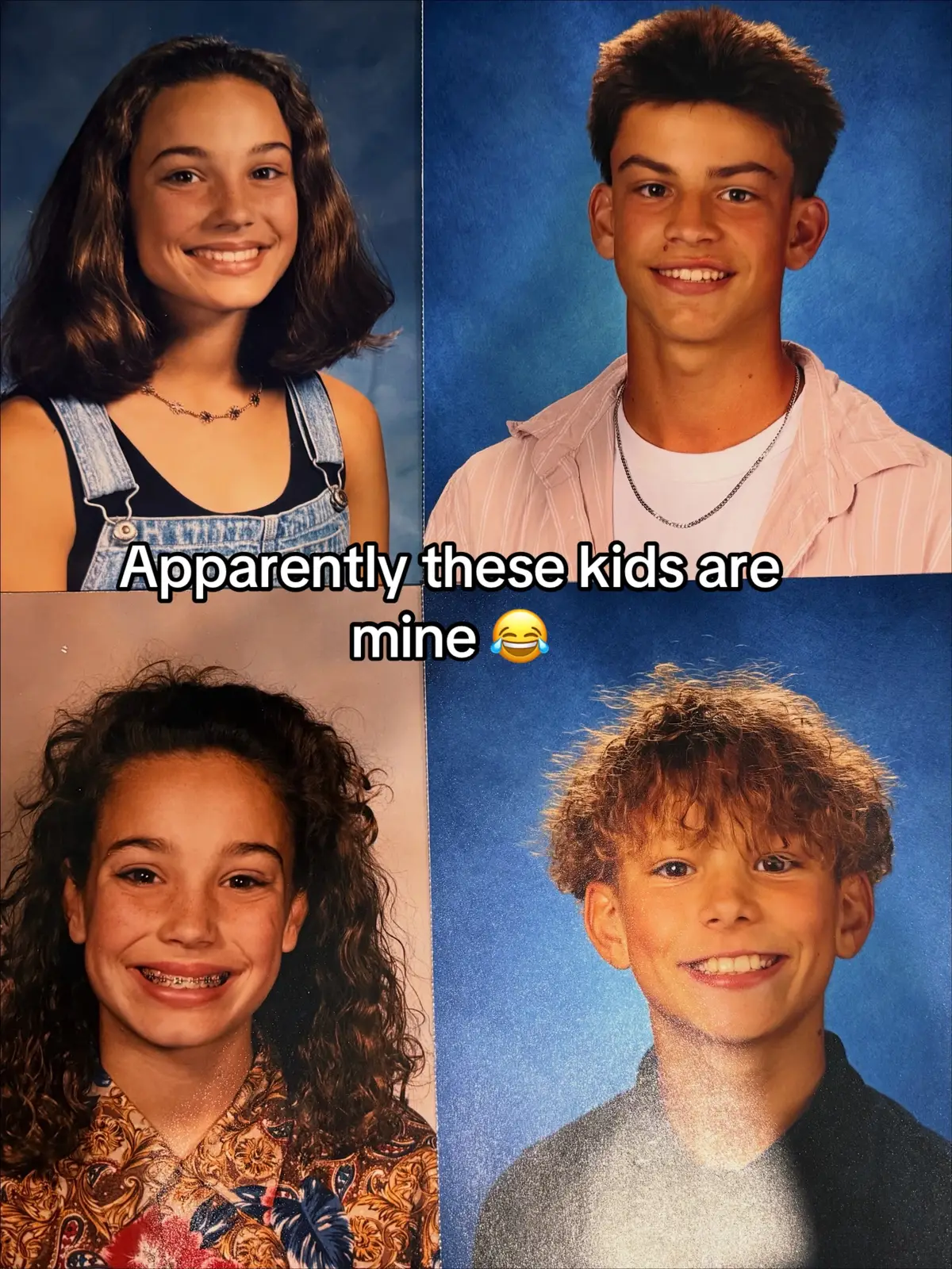 I don’t know how you can be twins with both of your kids, but here it is