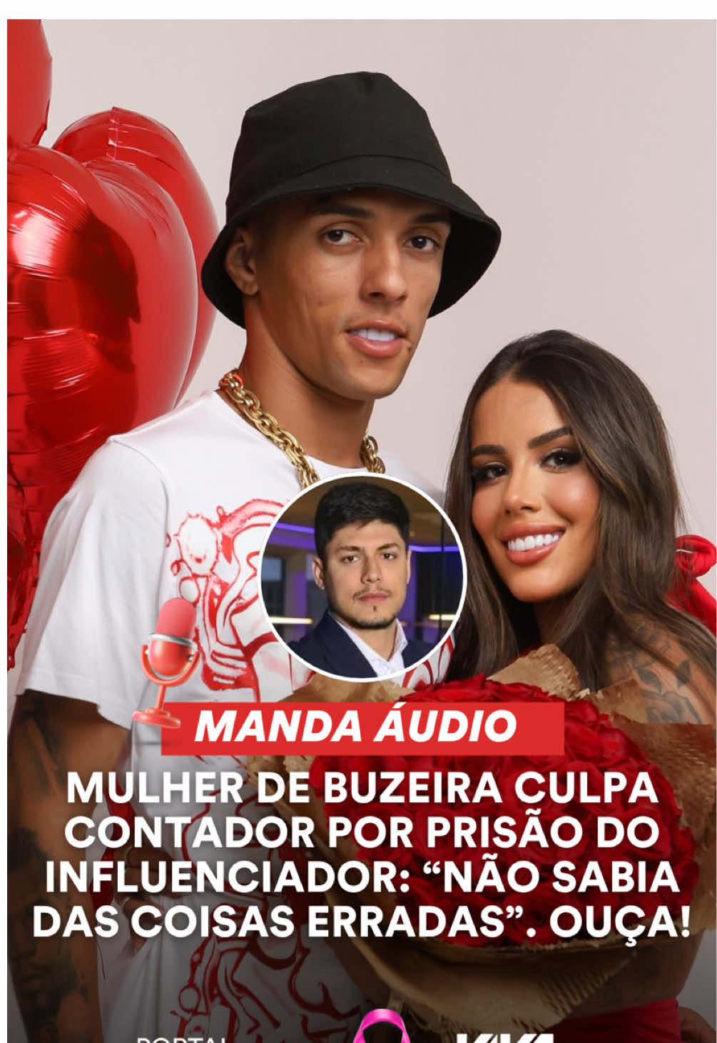 A influenciadora Hillary Yamashiro, esposa de Bruno Alexssander Souza Silva, conhecido nas redes sociais como Buzeira, se pronunciou após a prisão do marido na última terça-feira (14/10), durante a Operação “Narco Bet”, deflagrada pela Polícia Federal (PF). Em entrevista exclusiva ao portal LeoDias, Hillary defendeu o criador de conteúdo e responsabilizou o contador Rodrigo Morgado, também preso na ação, por toda a situação. Reprodução: @/buzeira_oficial