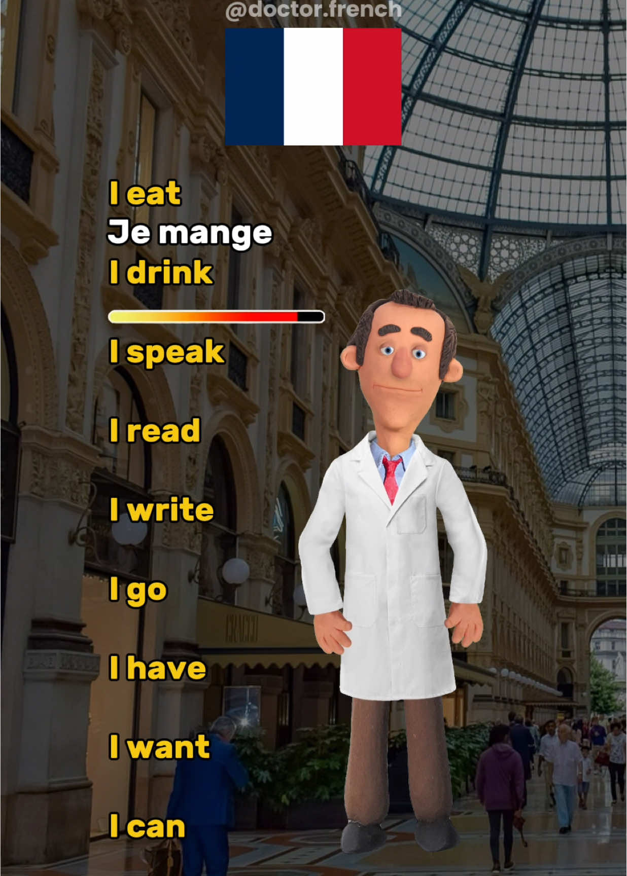 Practice French verbs with me #french #learnfrench #frenchlanguage #fyp #français 