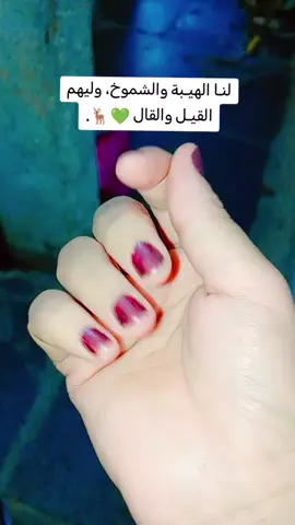 #لنـا الهيـبة والشموخ، وليهم القيـل والقال 💚🦌.@ام حسين 𓄼𖤍᭄: @ام حسين 💃 @ابو حسين @BM.RM❤️🌿 @ام حسين 4🥴 