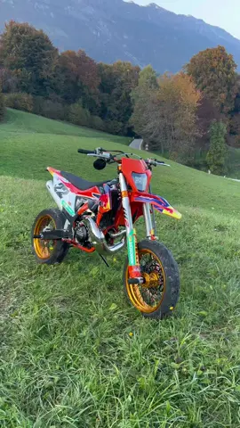 This view >>>  #ktm300 #fyp #supermoto #ktm #2stroke 