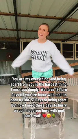 @Brandon Thompson I LOVE YOU BABE!! Omg I miss you so much! The butterflies are already starting just knowing we are so close to being back in each others arms! 12 Days!! Yay!!! ❤️😘🫒 #ittybittytexan #longdistancerelationship #longdistancelove #longdistancecouple #ourlovestory 