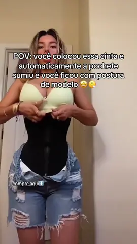 Essa cinta é muito boaaaa #tiktokshop #cinta #cintamodeladora #modelo #postura 
