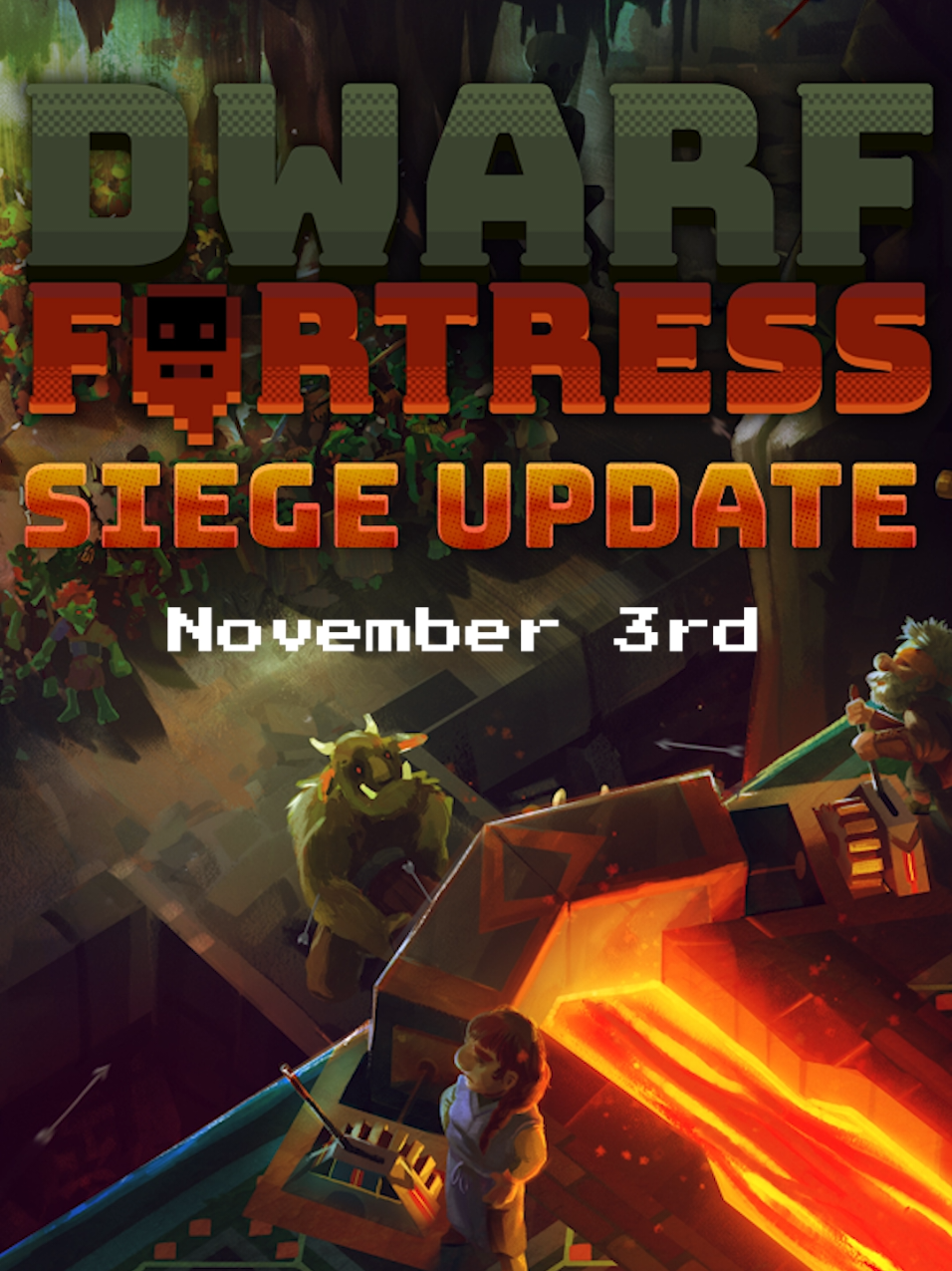 Prepare your defenses because the Dwarf Fortress Siege Update is coming on November 3rd! 💪 #striketheearth #dwarffortress #simulation #goblins 