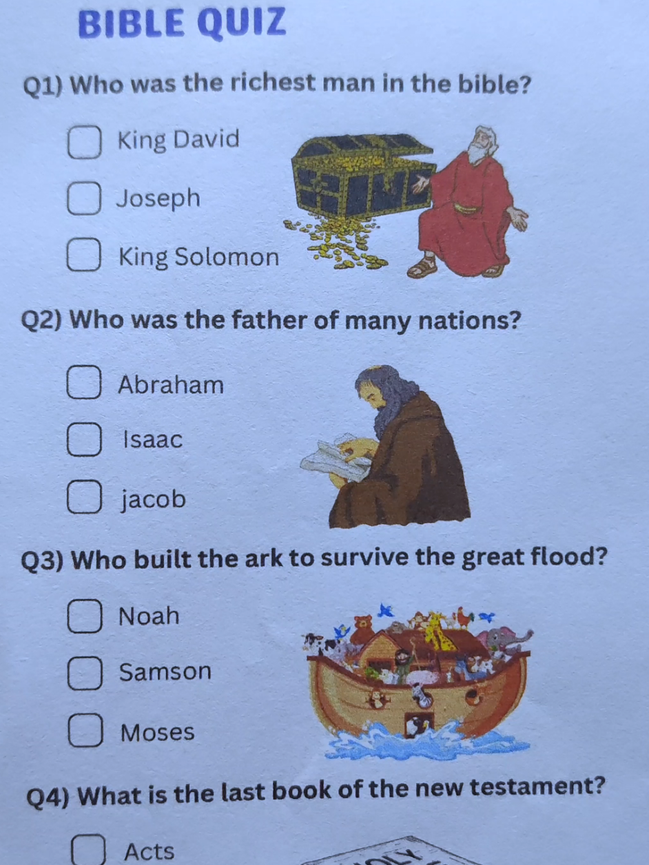 Bible Quiz 📖 —Can You Get 6/6? #biblequiz #quiztime #quizchallenge #usa🇺🇸 #uktiktok 