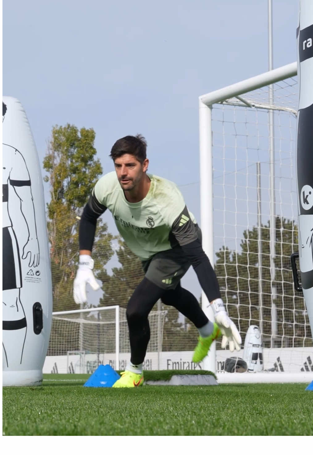 📽️ Keeper cam! #RealMadrid #RMCity @Andrey_Lunin13 @Thibaut Courtois 