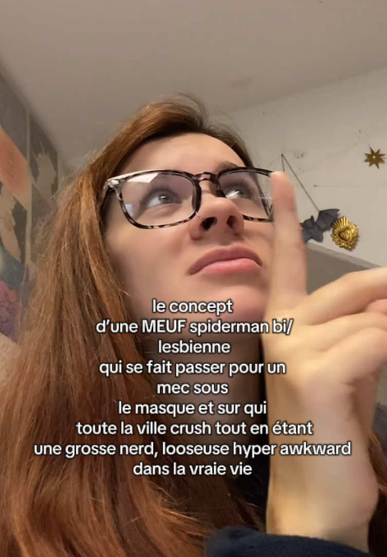 j’vais commencer à ecrire le comic as we speak #spiderman#lesbienne#wlw#marvel#superhero 